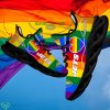 Rainbow LGBT Love NFL New York Jets Max Soul Shoes Personalized Craftsmanship Chunky Sneakers - Rainbow LGBT Love NFL New York Jets Max Soul Shoes Personalized Photo 1