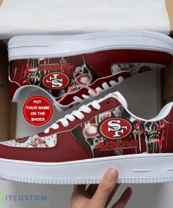 San Francisco 49ers Personalized Shoes Air Force 1 Shoes Dynamic Shoes For Fans Product Photo 4