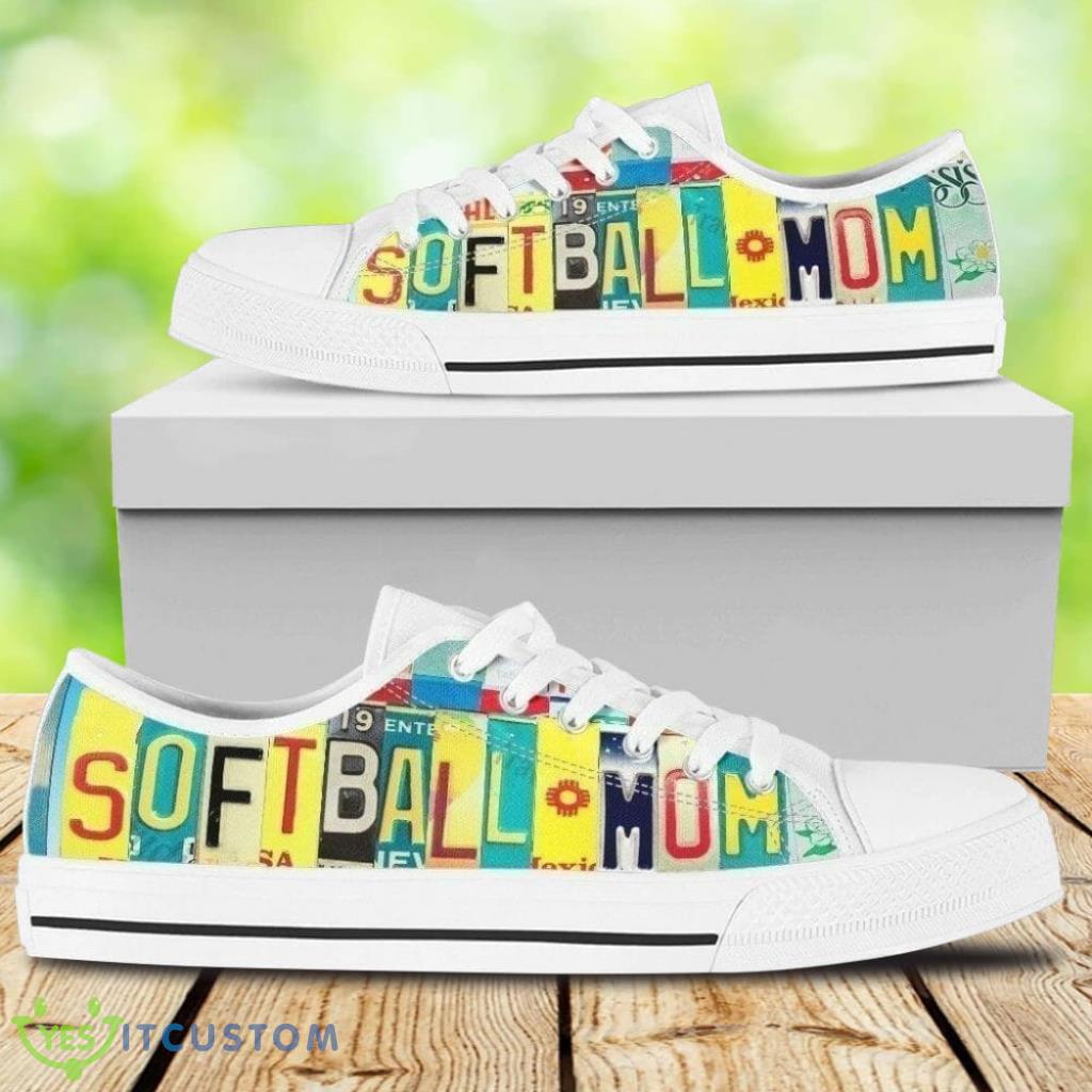 Softball Mom Gift Idea Sneaker Low Top Shoes Best Gift 4 Softball Mom Gift Idea Sneaker Low Top Shoes Best Gift Product Photo 1