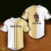 Unisex Beige White Captain Morgan Baseball Jersey Product Photo 1