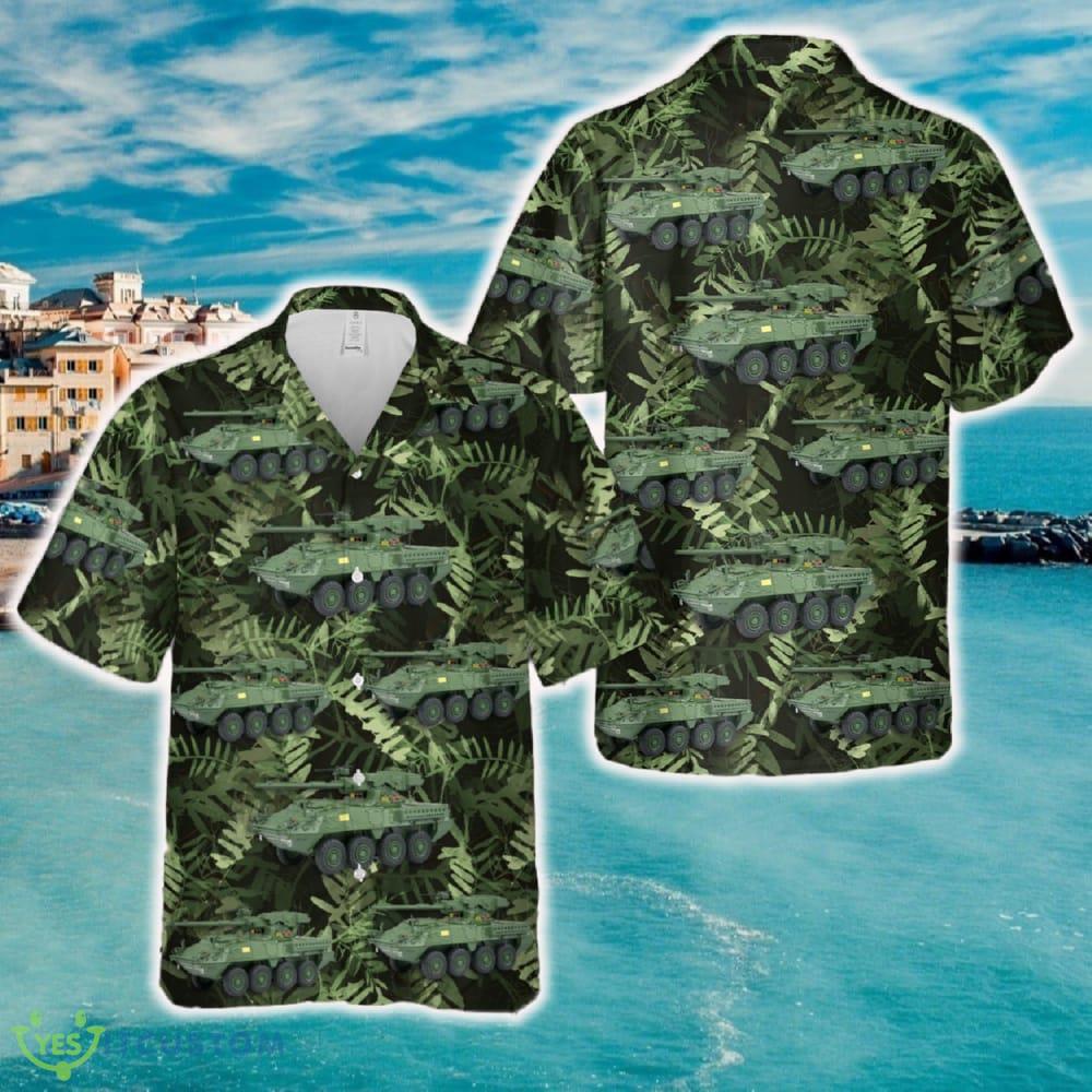 US Army M1128 Stryker MGS Hawaiian Shirt Tropical Beach 2 US Army M1128 Stryker MGS Hawaiian Shirt Tropical Beach - US Army M1128 Stryker MGS Hawaiian Shirt Tropical Beach