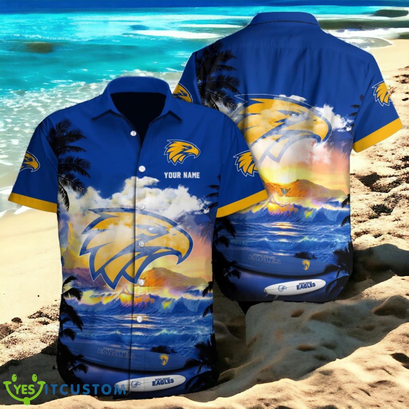 West Coast Eagles AFL Custom Hawaii Shirt for Men Women Gift for Fans 2 West Coast Eagles AFL Custom Hawaii Shirt for Men Women Gift for Fans Product Photo 1