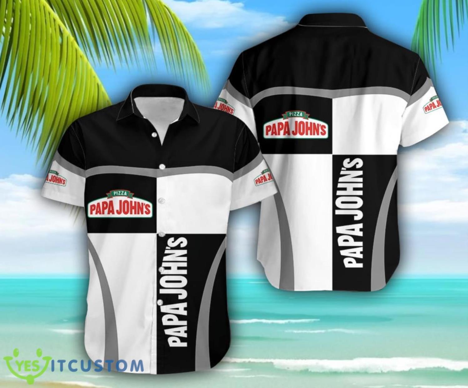 3d All Over Printed Papa John's Pizza AOP Hawaiian Shirt 2 3d all over printed papa johns pizza aop hawaiian shirt