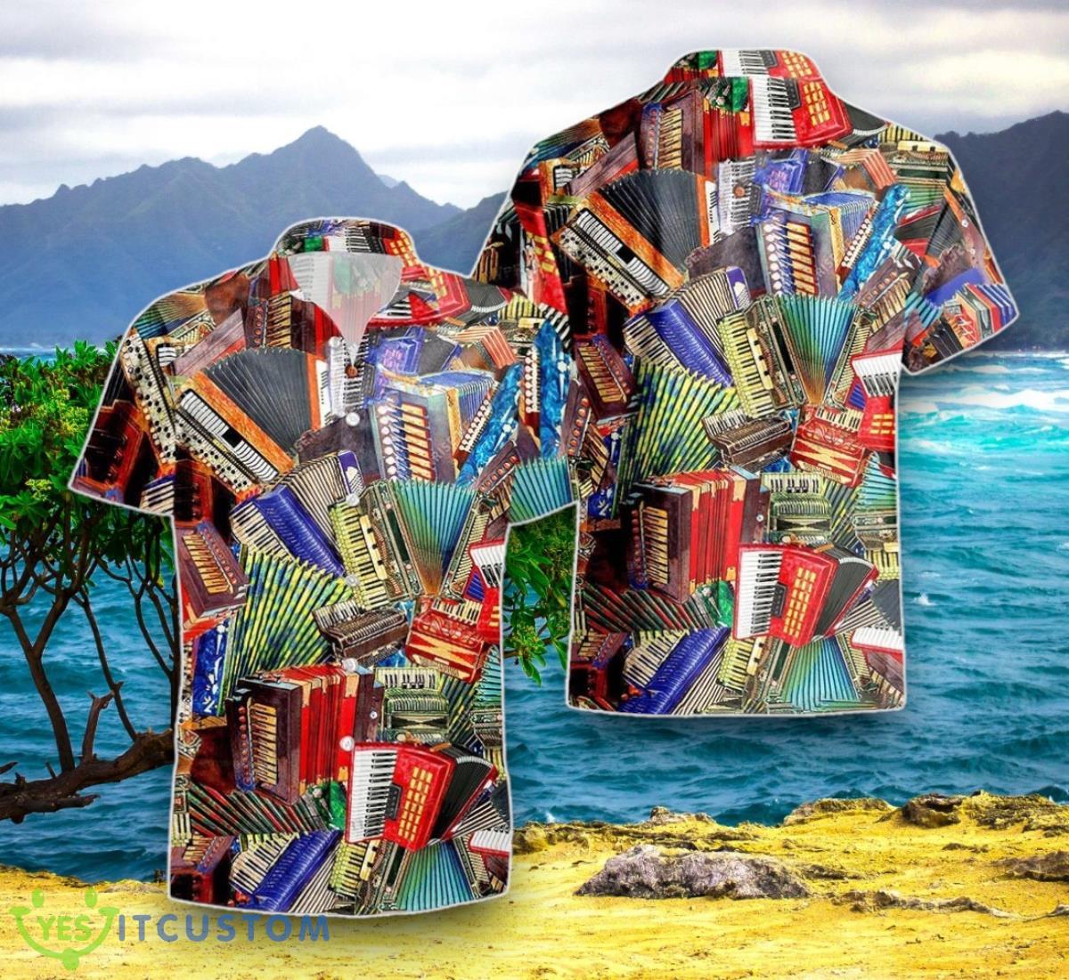 Accordion Hawaiian Shirt Impressive Gift 2 Accordion Hawaiian Shirt Impressive Gift Product Photo 1