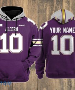 Alcorn State Braves And Lady Braves 3D Hoodie Style Gift Custom Name And Number 3 Alcorn State Braves And Lady Braves 3D Hoodie Style Gift Custom Name And Number Product Photo 2