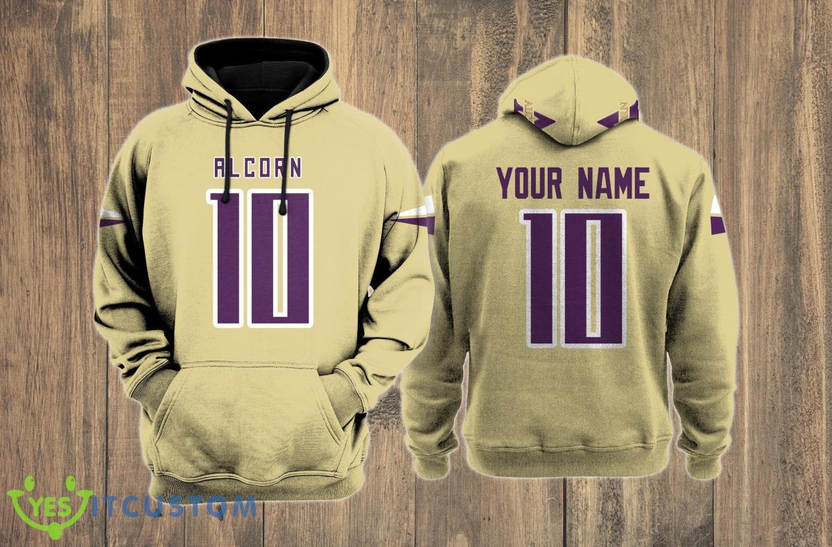 Alcorn State Braves And Lady Braves 3D Hoodie Style Gift Custom Name And Number 4 Alcorn State Braves And Lady Braves 3D Hoodie Style Gift Custom Name And Number Product Photo 1