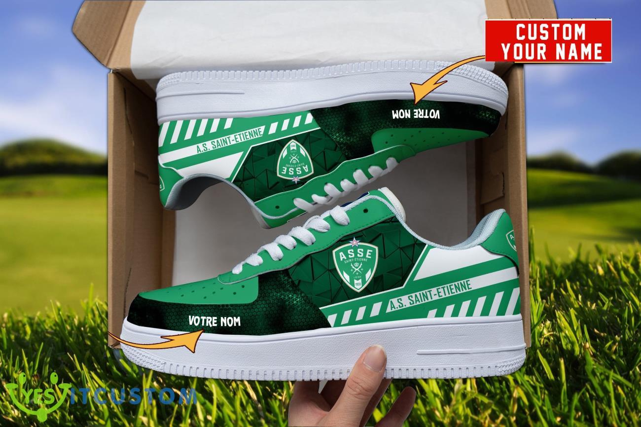 AS Saint-Etienne Air Force 1 Shoes For Men And Women Custom Name Sneakers 3 AS Saint-Etienne Air Force 1 Shoes For Men And Women Custom Name Sneakers Product Photo 1