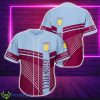 Aston Villa F.C Striped Style 3D Baseball Jersey Shirt For Men And Women Product Photo 1