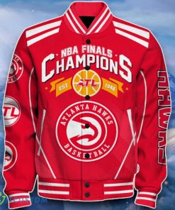 Atlanta Hawks Baseball Jacket New Choice For Fans Product Photo 2