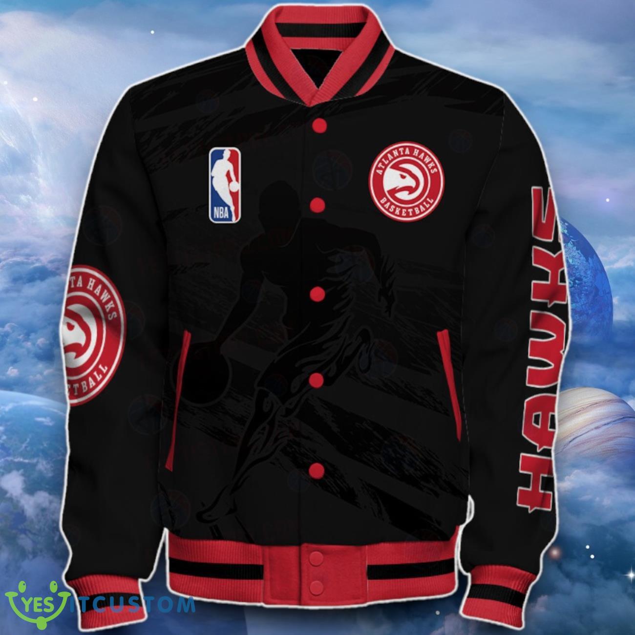 Atlanta Hawks Baseball Jacket Perfect Choice For Fans 8 Atlanta Hawks Baseball Jacket Perfect Choice For Fans Product Photo 2