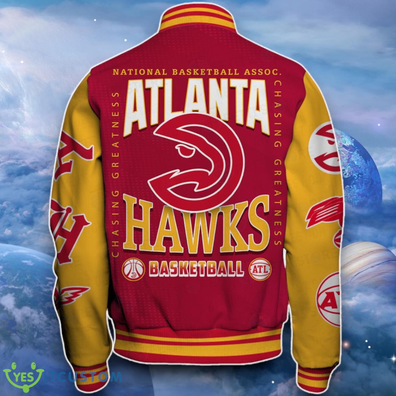 Atlanta Hawks Baseball Jacket Remarkable Gift For Fans 3 Atlanta Hawks Baseball Jacket Remarkable Gift For Fans Product Photo 3