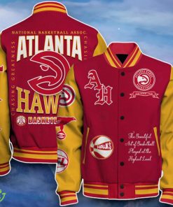Atlanta Hawks Baseball Jacket Remarkable Gift For Fans Product Photo 1