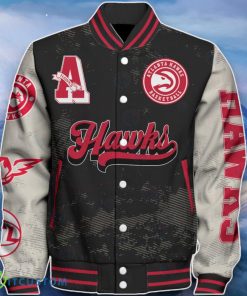 Atlanta Hawks Baseball Jacket Unique Design For Fans 4 Atlanta Hawks Baseball Jacket Unique Design For Fans Product Photo 2