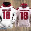 Austin Peay State Governors 3D Hoodie Style Gift Custom Name And Number Product Photo 1