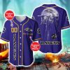 Baltimore Ravens NFL 3D Personalized Name Halloween Baseball Jersey Shirt Product Photo 1