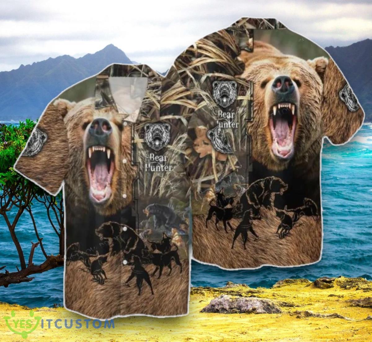Bear Hunter Hawaiian Shirt Impressive Gift 2 Bear Hunter Hawaiian Shirt Impressive Gift Product Photo 1