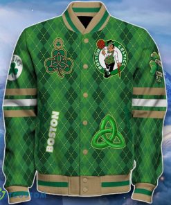 Boston Celtics Baseball Jacket Great Gift For Fans 4 Boston Celtics Baseball Jacket Great Gift For Fans Product Photo 2