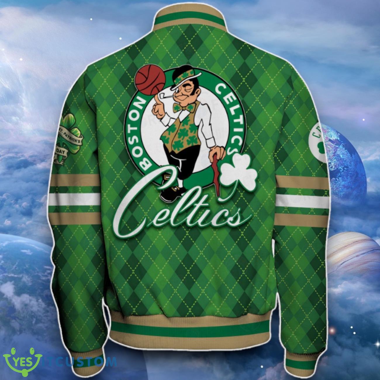 Boston Celtics Baseball Jacket Great Gift For Fans 3 Boston Celtics Baseball Jacket Great Gift For Fans Product Photo 3