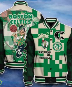 Boston Celtics Baseball Jacket Impressive Choice For Fans Product Photo 1