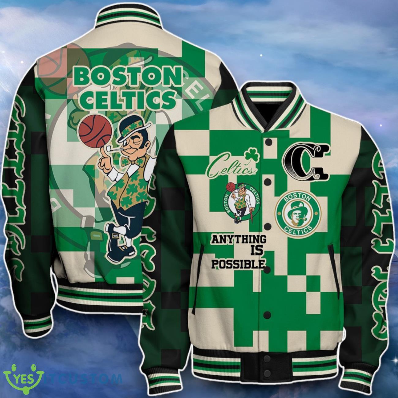 Boston Celtics Baseball Jacket Impressive Choice For Fans 7 Boston Celtics Baseball Jacket Impressive Choice For Fans Product Photo 1