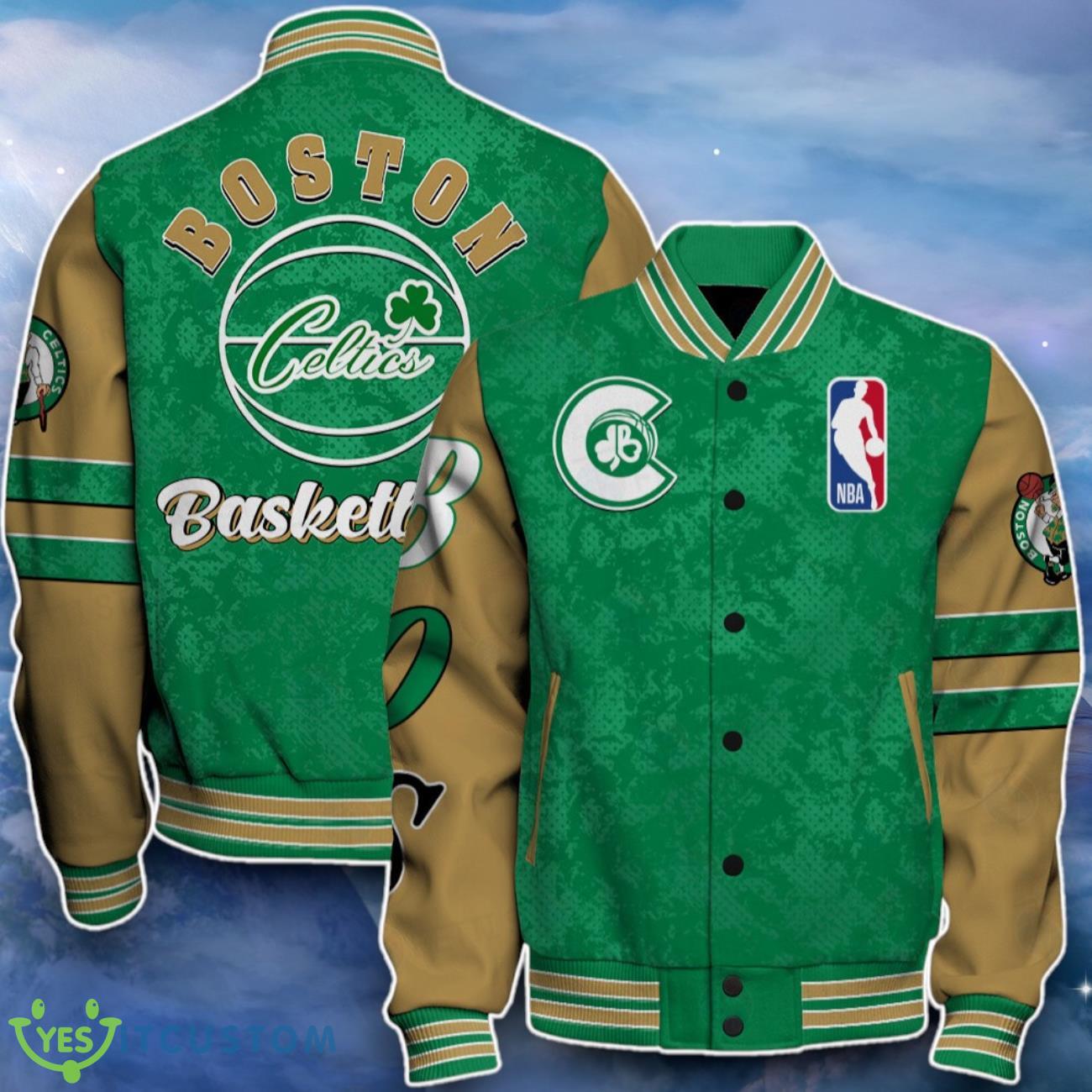 Boston Celtics Baseball Jacket Impressive Design For Fans 7 Boston Celtics Baseball Jacket Impressive Design For Fans Product Photo 1