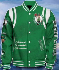 Boston Celtics Baseball Jacket Morden Design For Fans 4 Boston Celtics Baseball Jacket Morden Design For Fans Product Photo 2