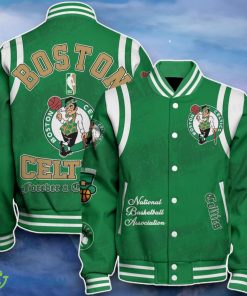 Boston Celtics Baseball Jacket Morden Design For Fans Product Photo 1