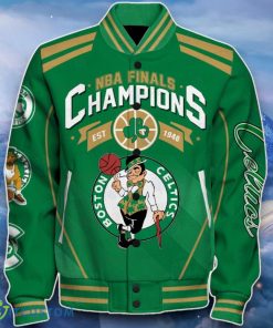 Boston Celtics Baseball Jacket New Trend For Fans Product Photo 2