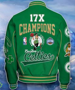 Boston Celtics Baseball Jacket New Trend For Fans Product Photo 3