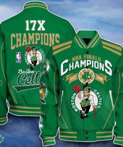 Boston Celtics Baseball Jacket New Trend For Fans Product Photo 1