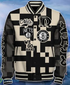 Brooklyn Nets Baseball Jacket Impressive Choice For Fans 4 Brooklyn Nets Baseball Jacket Impressive Choice For Fans Product Photo 2
