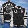 Brooklyn Nets Baseball Jacket Impressive Design For Fans Product Photo 1