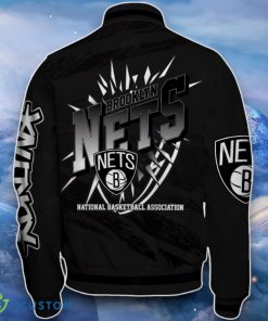 Brooklyn Nets Baseball Jacket Remarkable Gift For Fans 5 Brooklyn Nets Baseball Jacket Remarkable Gift For Fans Product Photo 3