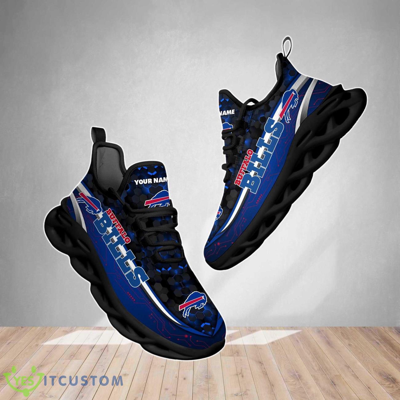 Buffalo Bills NFL Football Team Clunky Sneaker Custom Name 3 Buffalo Bills NFL Football Team Clunky Sneaker Custom Name Product Photo 3