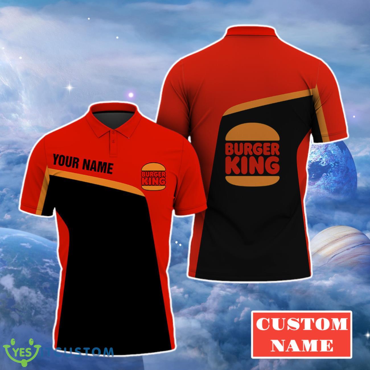 Burger King Personalized 3D Polo Shirt Casual Clothes Dynamic Style For Men Women 3 Burger King Personalized 3D Polo Shirt Casual Clothes Dynamic Style For Men Women Product Photo 1