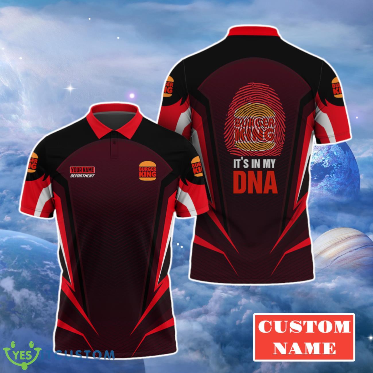 Burger King Personalized 3D Polo Shirt Casual Clothes Make You Difference 3 Burger King Personalized 3D Polo Shirt Casual Clothes Make You Difference Product Photo 1