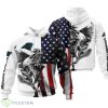 Carolina Panthers USA Flag Eagle All Over Printed 3D Hoodie Zip Hoodie For Fans Product Photo 1