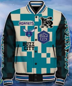Charlotte Hornets Baseball Jacket Impressive Choice For Fans 4 Charlotte Hornets Baseball Jacket Impressive Choice For Fans Product Photo 2