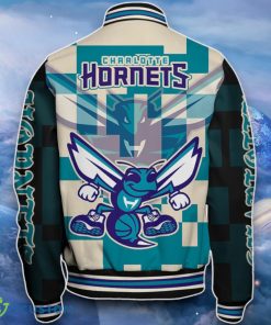 Charlotte Hornets Baseball Jacket Impressive Choice For Fans 5 Charlotte Hornets Baseball Jacket Impressive Choice For Fans Product Photo 3
