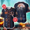 Chicago Bears NFL 3D Personalized Name Halloween Baseball Jersey Shirt Product Photo 1