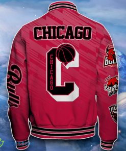 Chicago Bulls Baseball Jacket Distinctive Design For Fans Product Photo 3