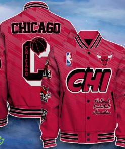 Chicago Bulls Baseball Jacket Distinctive Design For Fans Product Photo 1