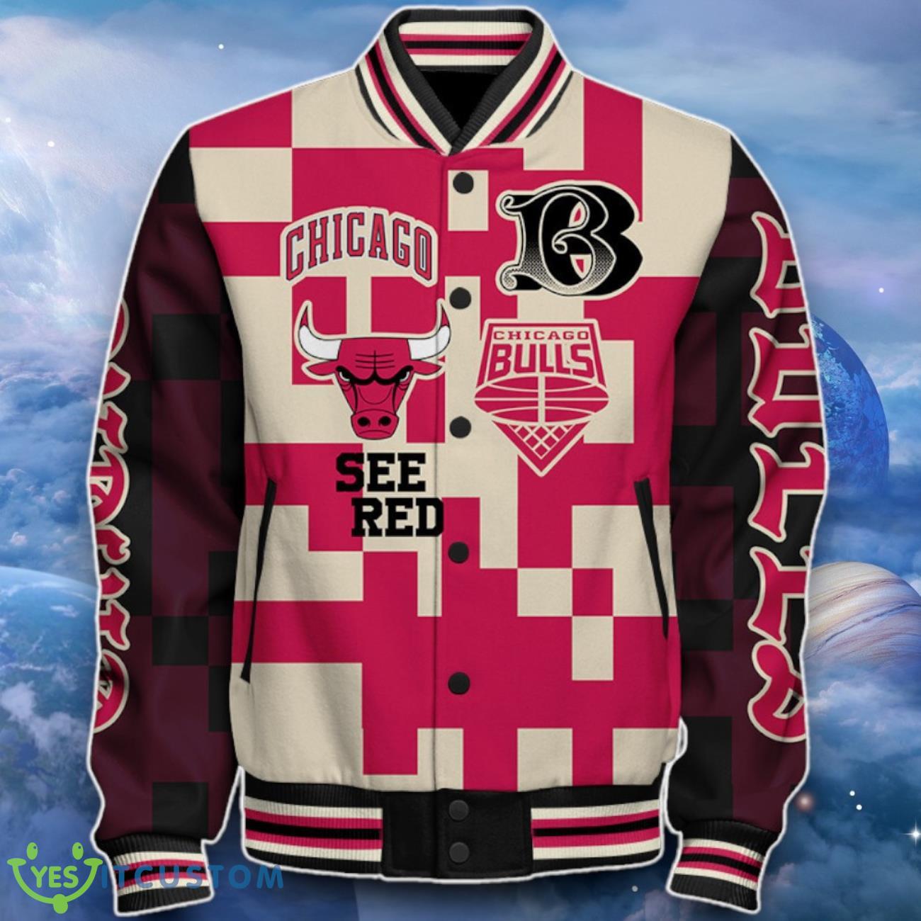 Chicago Bulls Baseball Jacket Impressive Choice For Fans 8 Chicago Bulls Baseball Jacket Impressive Choice For Fans Product Photo 2