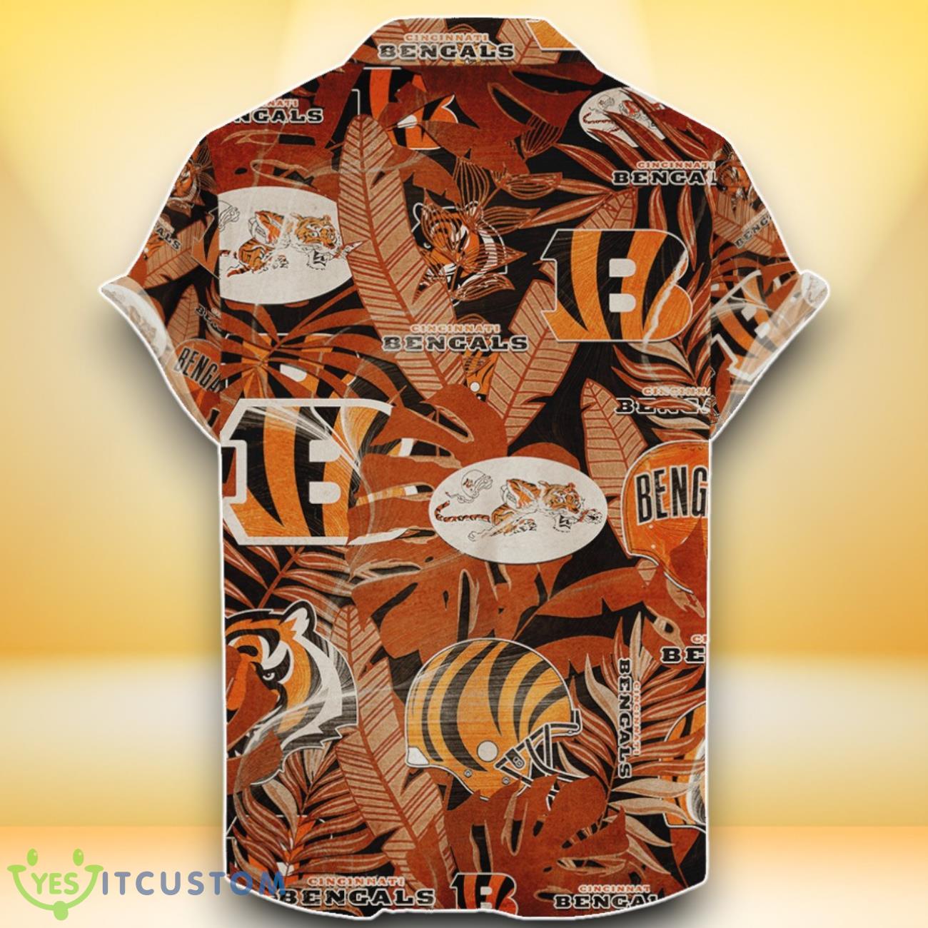Cincinnati Bengals NFL Hawaiian Shirt Retro Style Special Edition For Fans 5 Cincinnati Bengals NFL Hawaiian Shirt Retro Style Special Edition For Fans Product Photo 2