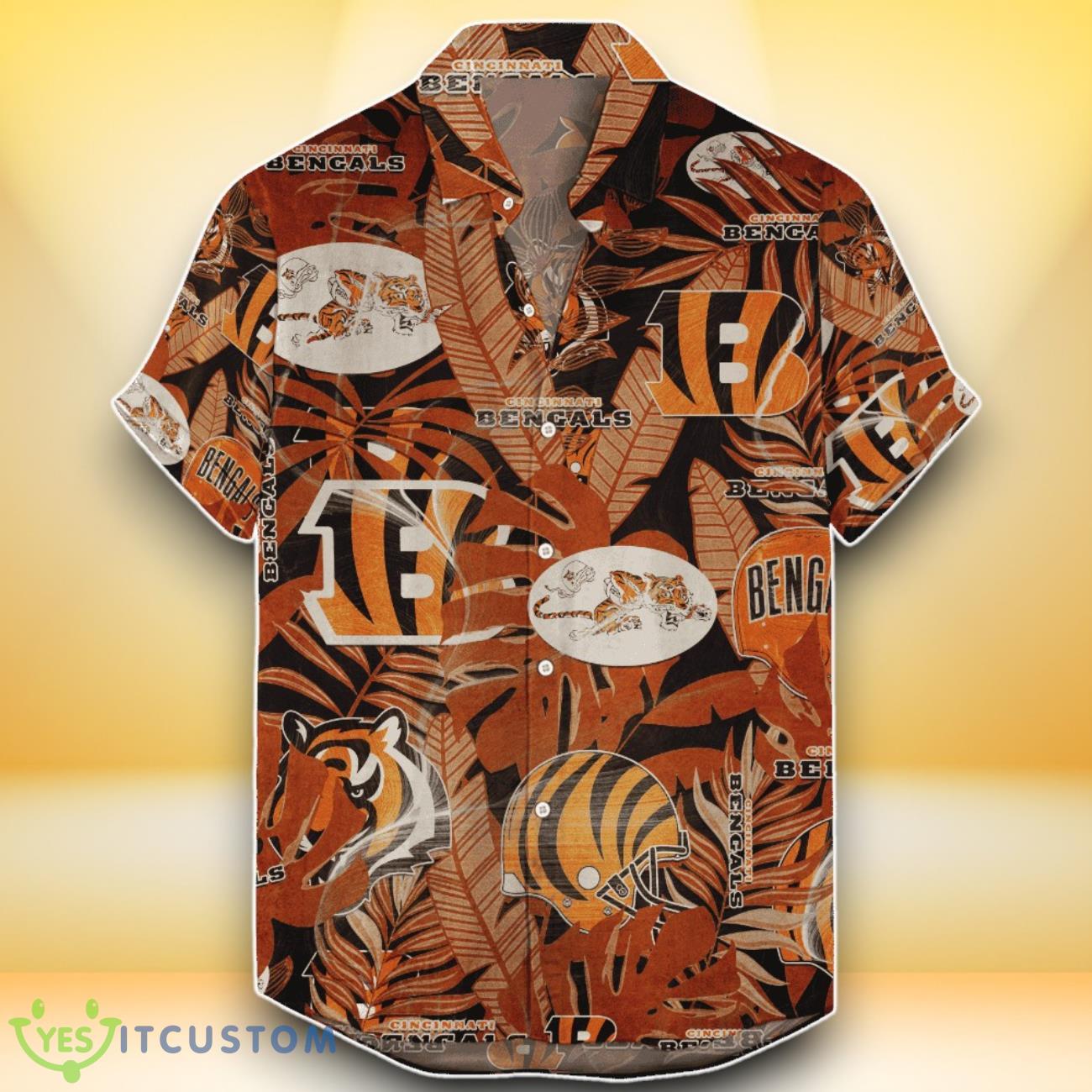 Cincinnati Bengals NFL Hawaiian Shirt Retro Style Special Edition For Fans 4 Cincinnati Bengals NFL Hawaiian Shirt Retro Style Special Edition For Fans Product Photo 1