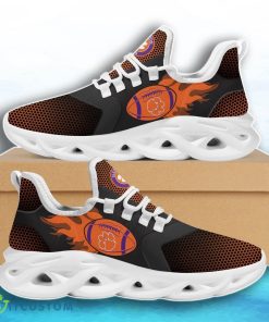 Clemson Tigers Fire Ball Pattern Max Soul Shoes Exclusive Clunky Sneakers For You Product Photo 1