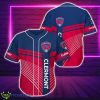 Clermont Foot Auvergne 63 Striped Style 3D Baseball Jersey Shirt For Men And Women Product Photo 1