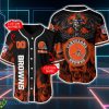 Cleveland Browns NFL 3D Baseball Jersey Shirt Designs For Halloween Custom Name And Number Product Photo 1