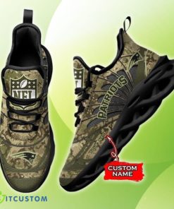 Custom Name New England Patriots Custom Name Max Soul Shoes 3 Custom Name New England Patriots Custom Name Max Soul Shoes Product Photo 2