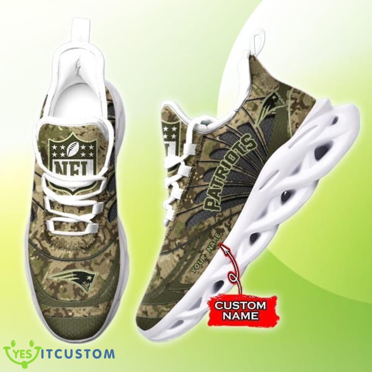Custom Name New England Patriots Custom Name Max Soul Shoes 5 Custom Name New England Patriots Custom Name Max Soul Shoes Product Photo 1